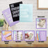 Flownwing 100 envelopes money saving challenge Envelope Savings Challenge Budget Binder Book with Cash Envelopes - Money Saving Binder for Finance...
