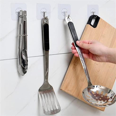 Adhesive Wall Hooks Ceiling Hooks Heavy Duty (30lb) for Kitchen Bathroom for Hanging 25pcs...