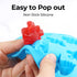 2 Sized Dinosaur Candy Molds Gummy Molds - Regular and Mini size Dinosaur Silicone Chocolate Molds Nonstick Set of 5 Including Triceratops T-Rex S...