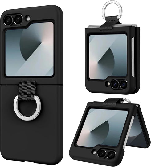 BENTOBEN Samsung Galaxy Z Flip 6 Case, Galazy Z flip 6 5G Case, Slim Fit Full Body Rugged Shockproof Protection Cover with Ring Girls Women Boy Me...