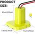 Ecarke for Power Wheels Adaptor for Ryobi 18V One+ P108 P107 P102 Battery Dock Power Connector RC Toy & Car,e-Bike 12 Gauge Robotics ?with Wire Te...