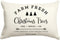 RABUSOFA Christmas Pillow Covers 12x20 Farm Fresh Black and White Christmas Tree Saying Decorations Winter Decorative Throw Pillow Cases,Farmhouse...
