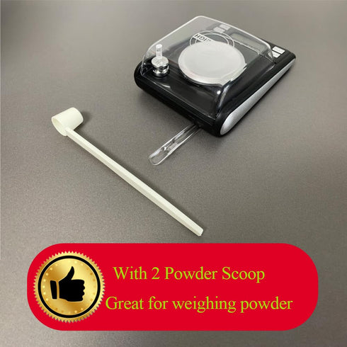 Milligram Scale with Case, 4 Powder Pans, mg Scale, 50g by 0.001g, Digital Powder Scale for Supplement,6 Weighing Units,includes Calibration Weigh...