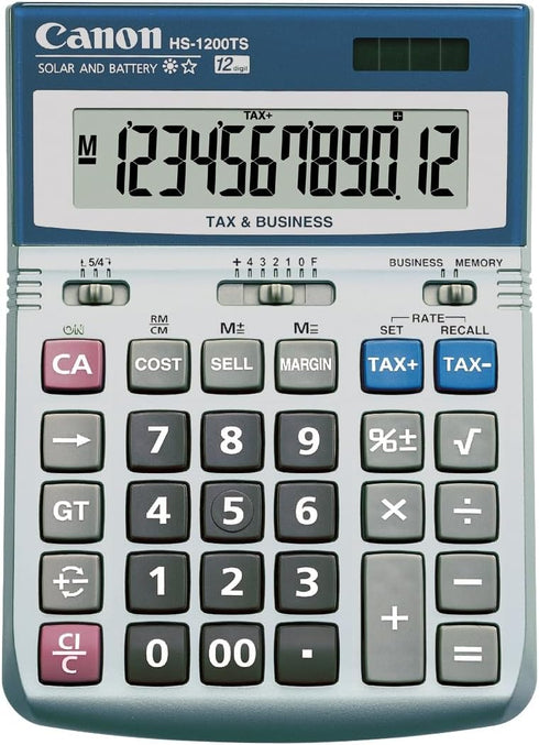 Canon Office Products HS-1200TS Business Calculator, Black, 4 7/8 x 6 7/8...