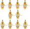 Gold Plated Female RCA Phono Panel Mount Chassis Socket Plug Jack Connector - (10 Pcs)...