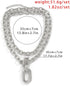 Jovono Chunky Choker Necklaces Layered Necklace Chain Punk Thick Necklace Accessories for Women...