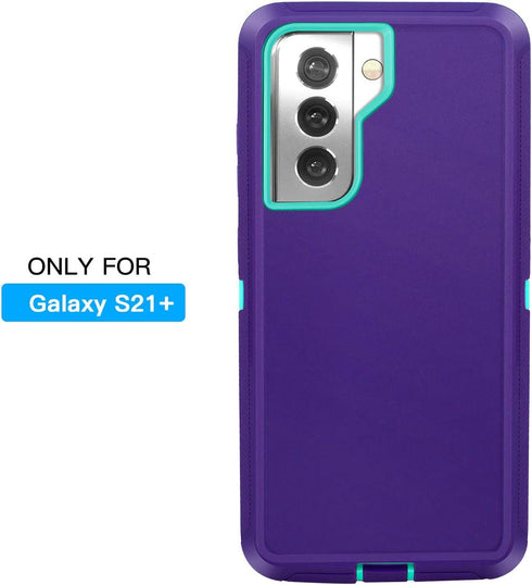 AICase for Galaxy S21 Plus Case with Screen Protector, Heavy Duty Drop Protection Full Body Rugged Shockproof/Dust Proof 3-Layer Military Grade To...