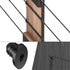 50 Pcs Cable Railing Rubber Grommets,45 Degree Angle Beveled Protector Sleeves,Cable Railing Protective Sleeves for 1/8" 5/32" 3/16" Cables for Me...