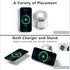 3 in 1 Wireless A pple Charging Station for iPhone 15/14/13/12 Series,Magnetic Travel Charger for Multiple Devices for Air Pods,Foldable Charging ...