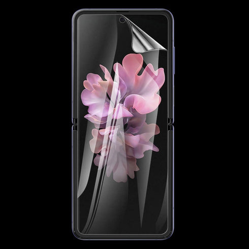 CENTAURUS Galaxy Z Flip Soft Screen Protector,(3 Pack) High Sensitivity Ultra-Thin Water Resistant Clear Full Coverage Screen Protector Film Repla...