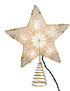 Kurt Adler UL1881 10 Light 8.5-Inch Gold Reflector Star Treetop...