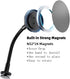 Super Magnetic Phone Holder for Ring Light and Tripod Stand with 1/4'' and Hot Shoe Adapter, Flexible Cell Phone Tripod Mount Adapter for MagSafe ...