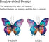 Butterfly Car Hanging Ornament, Tianhoudeger Butterfly Car Accessories Pendant for Rear View Mirror, Hanging Charm Home Decoration Keepsake Christ...