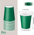 25 Pack 8 oz Disposable Paper Cups, Paper Hot Cups, Hot Coffee Cups, Beverage Cups, Suitable for Offices, Home Kitchens, Coffee Shops etc?green?...