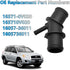 Upper Radiator Coolant Hose Connector Pipe Adapter Fit for Toyota RAV4 2009 2010 2011 2012 Replace 16571-0V020 165710V020 16057-36011 1605736011...