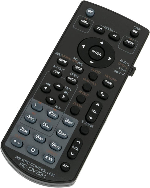 RC-DV331 Replacement Remote Control fit for Kenwood Receiver DDX9904S DNX572BH DNX892 DDX9704S DDX616 DMX7704S DNX4150BT DNX772BH DDX6905S DDX6705...