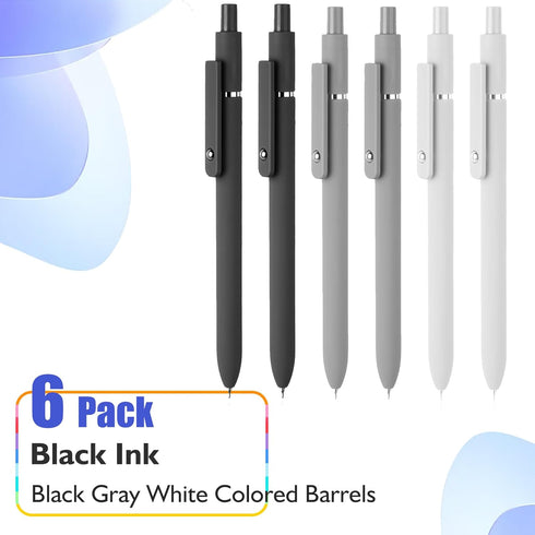 Gel Pens, 0.5MM Black Gel Ink Pens Fine Point Smooth Writing Pens, College Essentials Pens for Journaling Note Taking, Birthday Gifts for Women Me...