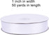 Livder Double Face Satin Ribbon Roll, 1 inch Wide 50 Yard Length for Wedding, Party Decoration, DIY Hair Accessories, Sewing, Gift Wrapping, Invit...