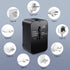 Universal Worldwide Travel Adapter,International Travel Plug Adapter with 2 USB Port and AC Socket,All in One Travel Adapter Power Adapter for US ...