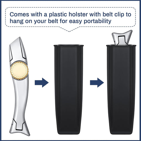 2 Sets Heavy Duty Shark Knife with 3 Pcs Utility Knife Blades Replacement Roofing Tools Carpet Knife Blade Cutter for Indoor Outdoor...