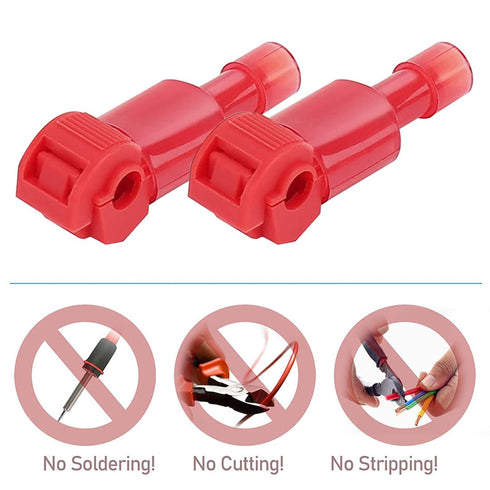 Wire Connector 13PCS Electrical IDC 314-Box Cable Connector with 10 PCS T Tap Wire Connector, Waterproof Gel Filled Lawnmower 3 Way Connectors and...