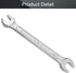 Utoolmart 8mm x 10mm Double Open End Wrench, 123mm Length Metric Wrench, Crowfoot Wrench, 45# Carbon Steel, Chrome Plated...