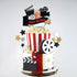 Movie Happy Birthday Cake Topper, Hollywood Oscar Theme Cake Decorations- Film Projector Party Decor - Popcorn Theater Birthday Party Cake Decorat...