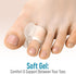 5 STARS UNITED Big Toe Spacers for Men & Women – 4 Gel Separators for Overlapping & Curled Toes, Bunions, Alignment - Diabetic Foot Care, Silicone...