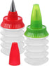 ABOOFAN 2 Pcs Cookie Icing Bottles Squeeze Writer Bottles Squeeze Bottles with Couplers and Stainless Steel Tips Clear Dispenser Decorating Cookie...