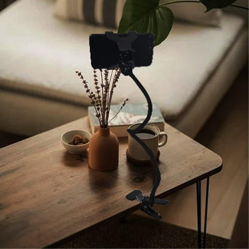 Cell Phone Holder, Flexible Long Arm Phone Stand,Universal Mobile Phone Stand, Lazy Bracket, 360 Adjustable Clamp Clip, Overhead Cell Phone Mount ...