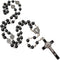 TALISMAN4U CATHOLIC ROSARY NECKLACE Black Hematite Beads Saint St Benedict Medal & Cross Gift Box...