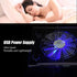 Laptop Cooler Cooling Pad, USB Powered Notebook Cooler Pad, PC Fan Cooler with LED RGB Lights for/P/Laptop...