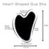 Gua Sha Facial Tools, Obsidian Guasha Tool for Face & Eye Gua Sha Stone for Puffiness Reducing & Jawline Sculpting Face Stone Gua Sha Tools for Sk...