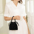 Oweisong Women Pearl Clutch Purses Wedding Bridal Handbag Tote Formal Party Evening Bucket Bag 2 in 1 Shoulder Bag...