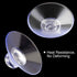 ANCIRS 30 Pack 30mm Suction Cups for Glass Table Tops, Rubber Transparent Anti-Collision Sucker Pad Without Hooks for Home Decoration...