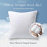 Phantoscope 18x18 Pillow Insert - Throw Pillow Insert with 100% Cotton Cover - 18 Inch Square Form Microfiber Pillow Sham Stuffer - Couch Cushion ...
