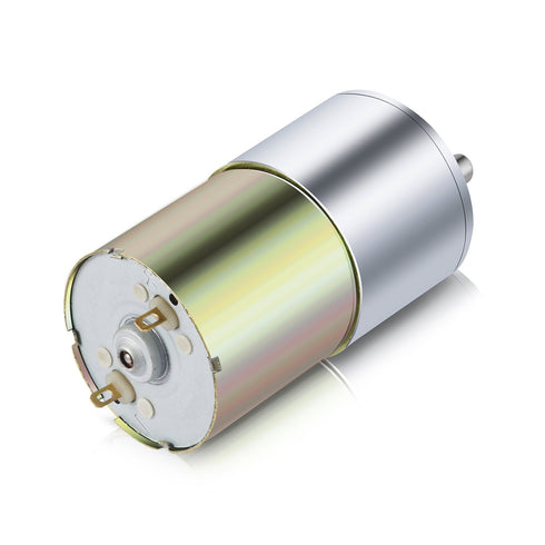 Greartisan DC 24V 5RPM Gear Motor High Torque Electric Micro Speed Reduction Geared Motor Eccentric Output Shaft 37mm Diameter Gearbox...
