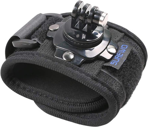 SUREWO Wrist Strap Mount Compatible with GoPro Hero 12/11/10/9/8/7//6/5 Black,DJI Osmo Action 4/3,Insta 360 ONE R,AKASO/Campark and More...