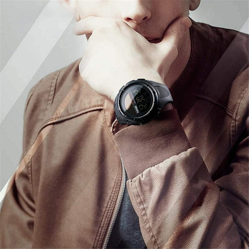 Gosasa Men's Outdoor Sports Multifunction Solar Power LED Digital Watches 50M Water Resistant...