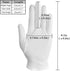 100% Cotton Gloves, White Cotton Gloves for Women Dry Hands Eczema Serving - Archival Coin Jewelry Inspection Gloves(1 Pairs)...