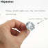 Mgoodoo 25mm(1Inch) Crystal Upholstery Tacks, 20PCS Diamond Decorative Furniture Nails Pins Studs for Tufted Headboard Corkboard Sofa Bed Home Dec...