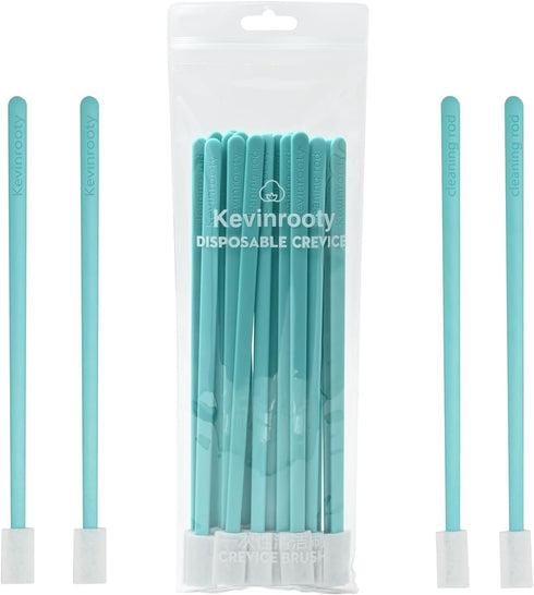 20PCS Disposable Crevice Cleaning Brush tool kit, Disposable Toilet Brush, Disposable toilet seat cleaner tool (Blue)...