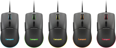 Lenovo M210 RGB Wired Gaming Mouse for PC, Laptop, Computer with Windows & Chrome OS - 3 Zone RGB, 8000 DPI Adjustable Sensor, 7 Programmable Butt...