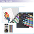 12 Pack Metallic Colouring Pencils Colour Therapy Metallic Pencils Black Wooden Colour Drawing Pencils for Adult Kids Beginner Artist Painting...