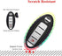 QBUC for Nissan Car Key Cover, 3 4 5 Button Case Key Fob Cover with Key Chain, Replacement Key Fob(Black)...