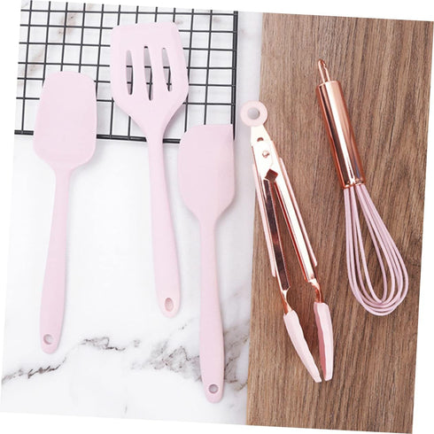 Children's Baking Tools Kids Silicone Baking Tool kids spatulas Kids Pastry Scraper Kids Utensil tools for kids kid spoons bread baking tool non s...