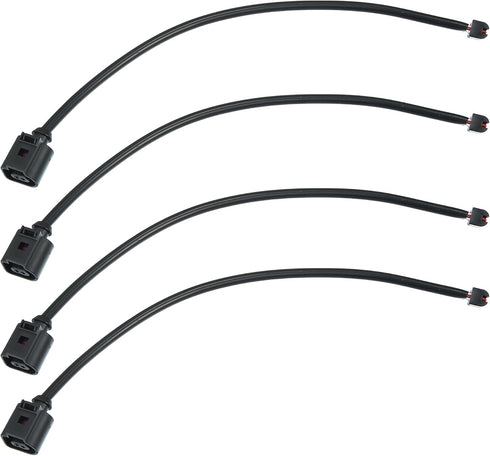 X AUTOHAUX 4pcs 7P0907637 Car Front Disc Brake Pad Wear Sensor Brake Pad Wear Indicators for Volkswagen Touareg 2011-2016...