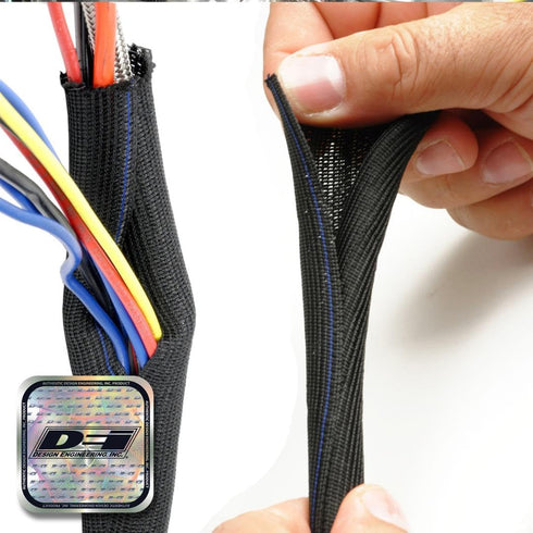 Design Engineering 010653 Easy Loom 1/2" (13mm) x 12' Split Sleeve Wire and Hose Protection...