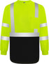 TCCFCCT Hi Vis Shirts for Men Class 3 Long Sleeve High Visibility Shirts for Men Women, Long Sleeve Work Shirts for Men Construction, Surveyors, D...