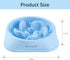 MateeyLife Slow Feeder Dog Bowls 2PCS, Anti-Choking Puzzle Dog Food Bowls, Anti-Slip Interactive Dog Feeding Bowls Slow Down Eating, Bloat Stop Ma...